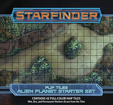 portada Starfinder Flip-Tiles: Alien Planet Starter set 