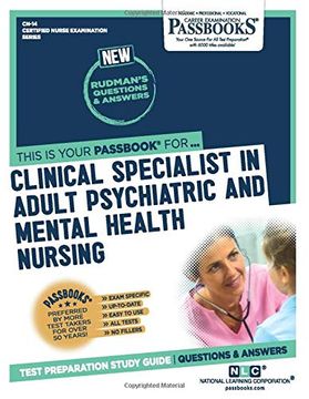 portada Clinical Specialist in Adult Psychiatric and Mental Health Nursing (en Inglés)