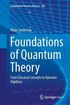 portada Foundations of Quantum Theory: From Classical Concepts to Operator Algebras (en Inglés)