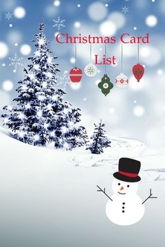 portada Christmas card list: Tracker for Holiday Card Sending And Receiving Holiday Cards, A-Z Tabs, 140 pages (in English)