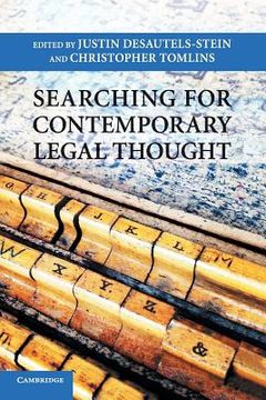 portada Searching for Contemporary Legal Thought (en Inglés)