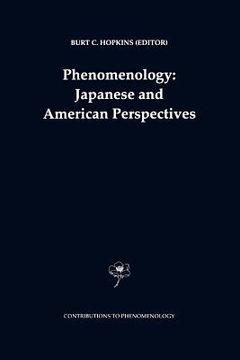 portada phenomenology: japanese and american perspectives (in English)