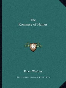 portada the romance of names
