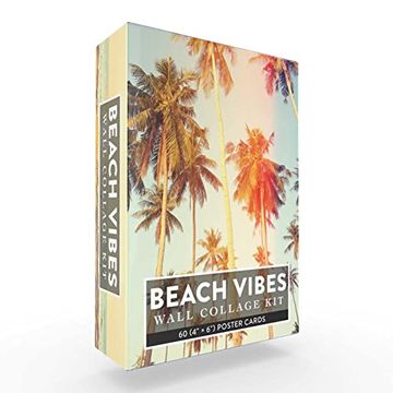 portada Beach Vibes Wall Collage Kit: 60 (4" × 6") Poster Cards (Collage Kits) (in English)