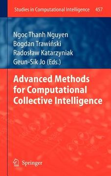 portada advanced methods for computational collective intelligence (in English)