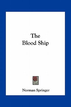 portada the blood ship (en Inglés)