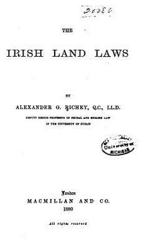 portada The Irish Land Laws (en Inglés)