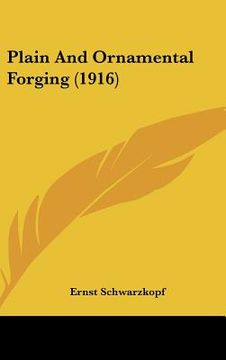 portada plain and ornamental forging (1916) (en Inglés)