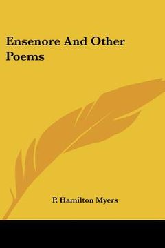 portada ensenore and other poems