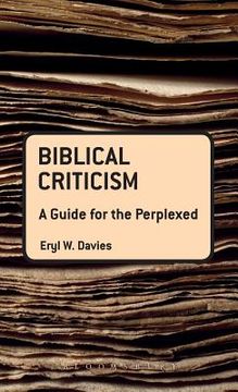 portada biblical criticism (en Inglés)