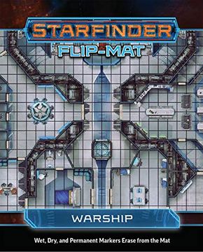 portada Starfinder Flip-Mat: Warship (en Inglés)
