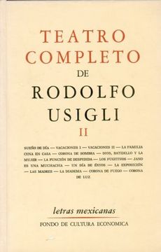 portada Teatro Completo, ii: 2 (Letras Mexicanas) (in Spanish)