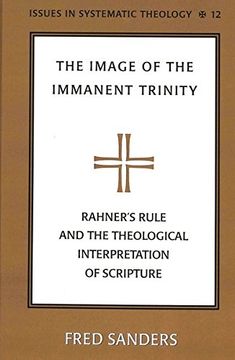 portada The Image of the Immanent Trinity: Implications of Rahner's Rule for a Theological Interpretation of Scripture (Issues in Systematic Theology) (in English)