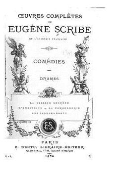 portada Oeuvres complètes de Eugène Scribe (en Francés)