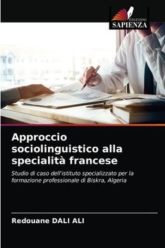 portada Approccio sociolinguistico alla specialità francese (en Italiano)