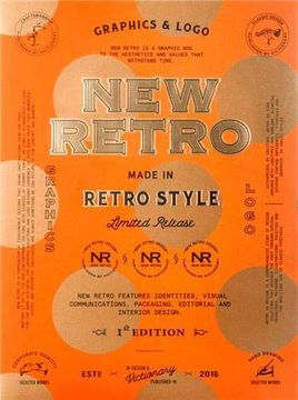 portada New Retro: 20Th Anniversary Edition: Graphics & Logos in Retro Style (en Inglés)