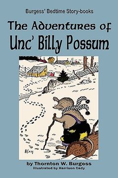 portada the adventures of unc' billy possum (en Inglés)