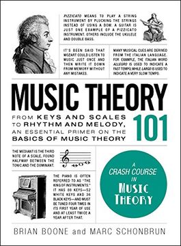 portada Music Theory 101: From Keys and Scales to Rhythm and Melody, an Essential Primer on the Basics of Music Theory (Adams 101) (en Inglés)