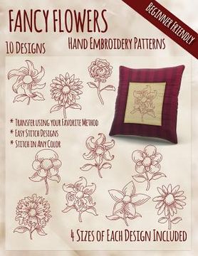 portada Fancy Flowers Hand Embroidery Patterns (en Inglés)