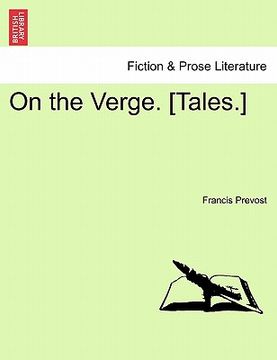 portada on the verge. [tales.] (in English)
