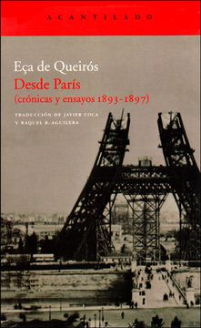portada Desde Paris Cronicas y Ensayos 1893-1897