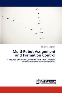 portada multi-robot assignment and formation control (en Inglés)