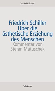 portada Über die Ästhetische Erziehung des Menschen in Einer Reihe von Briefen (Suhrkamp Studienbibliothek) (in German)