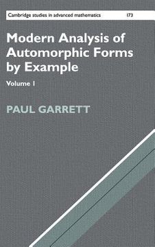 portada Modern Analysis of Automorphic Forms by Example (Cambridge Studies in Advanced Mathematics) (Volume 1) (en Inglés)