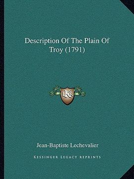 portada description of the plain of troy (1791)