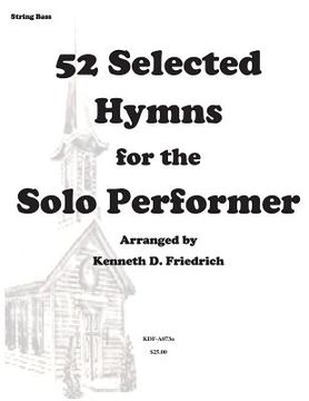 portada 52 Selected Hymns for the Solo Performer-string bass version (en Inglés)