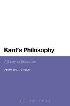 portada Kant's Philosophy: A Study for Educators
