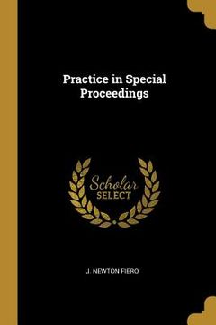 portada Practice in Special Proceedings (en Inglés)