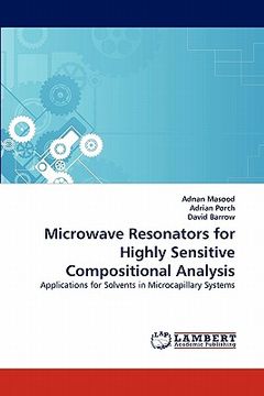 portada microwave resonators for highly sensitive compositional analysis (en Inglés)