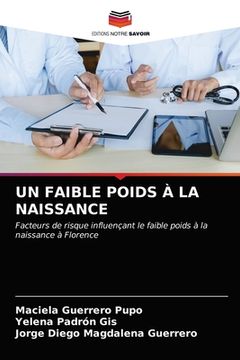 portada Un Faible Poids À La Naissance (in French)