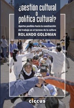 portada Gestion Cultural o Politica Cultural