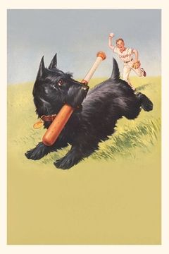 portada Vintage Journal Scottie Dog with Bat (in English)