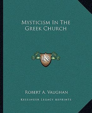 portada mysticism in the greek church (en Inglés)