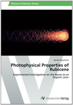 portada Photophysical Properties of Rubicene