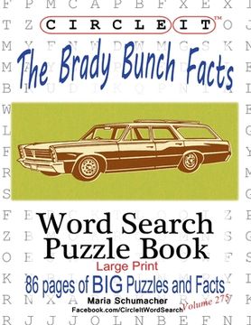 portada Circle It, The Brady Bunch Facts, Word Search, Puzzle Book (en Inglés)