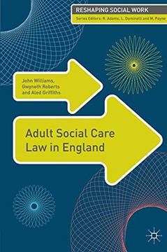 portada Adult Social Care law in England (Reshaping Social Work) (en Inglés)