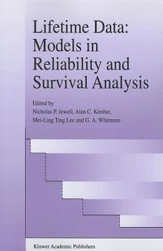 portada lifetime data: models in reliability and survival analysis (en Inglés)