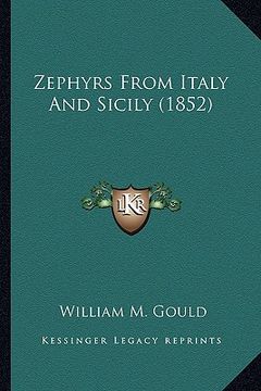 portada zephyrs from italy and sicily (1852)