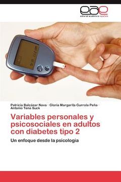 portada variables personales y psicosociales en adultos con diabetes tipo 2 (en Inglés)