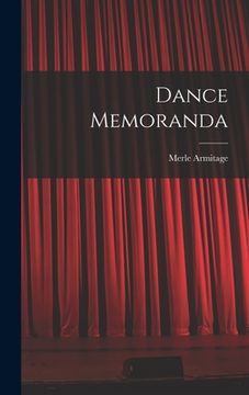 portada Dance Memoranda (en Inglés)