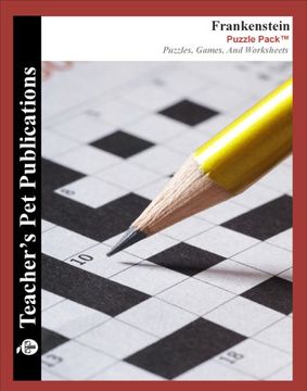 portada Frankenstein Puzzle Pack - Teacher Lesson Plans, Activities, Crossword Puzzles, Word Searches, Games, and Worksheets (Paperback) (en Inglés)