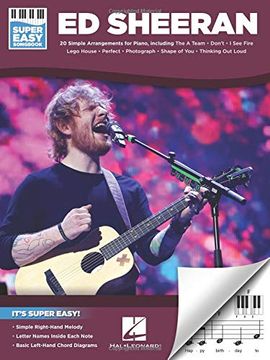 portada Ed Sheeran - Super Easy Songbook (en Inglés)