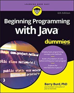 portada Beginning Programming With Java for Dummies (en Inglés)