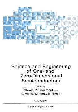 portada Science and Engineering of One- And Zero-Dimensional Semiconductors (en Inglés)