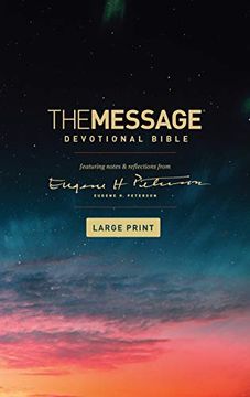 portada Message Devotional Bible Large Print, The: Featuring Notes and Reflections From Eugene h. Peterson 