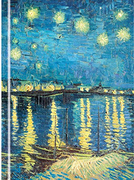 portada Van Gogh Starry Night Over The Rhone